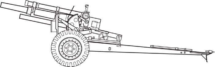 US 105 mm howitzer by Karen Carr